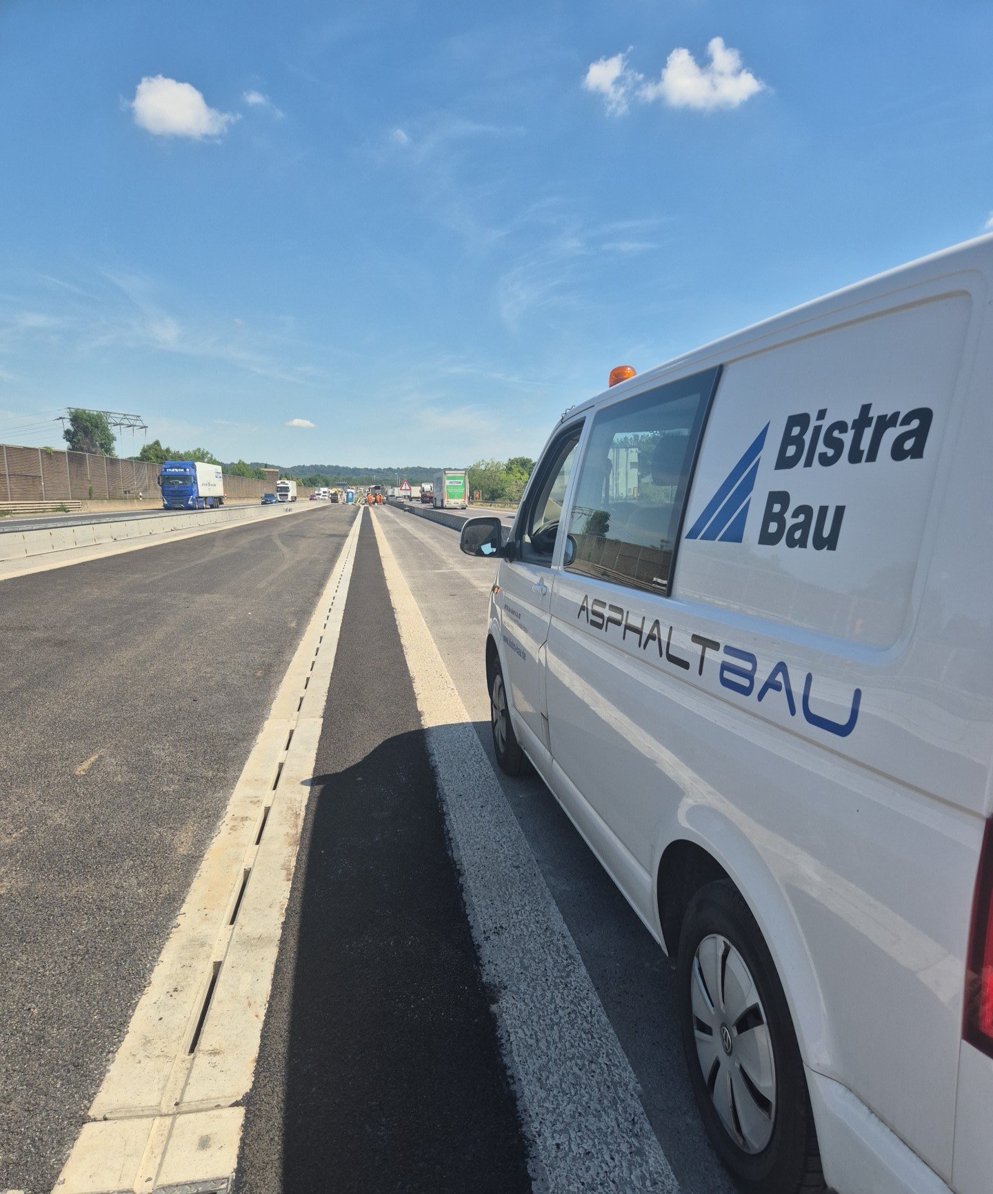Arbeiten im ersten Teilabschnitt auf der A4 erfolgreich abgeschlossen!