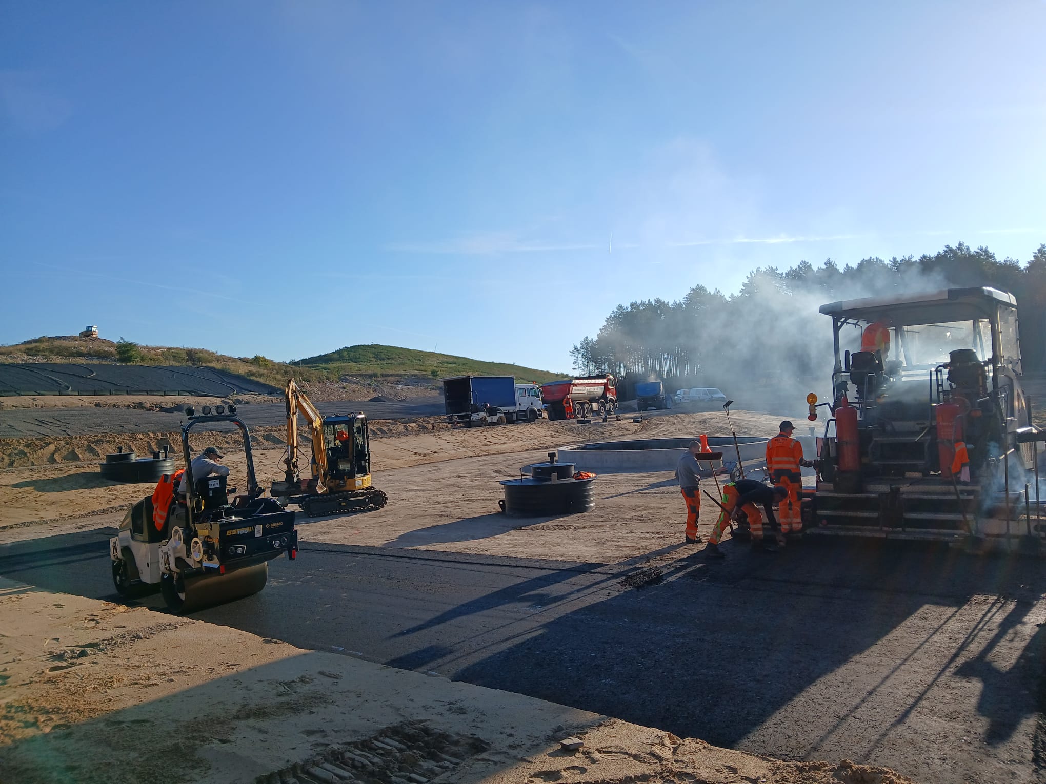 3.000 m² Asphalt für die Deponie Forst